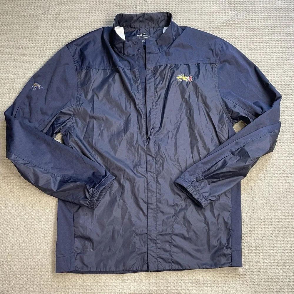 Drexel University Windbreaker Golf Jacket Medium Adult Nike Shield Navy Blue